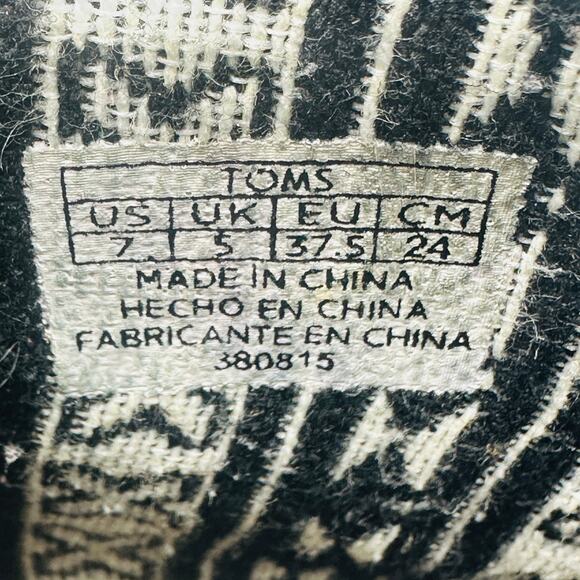 Toms Women's Desert Wedge Black Suede Ankle Booties 380815 Size 7 - Picture 11 of 11